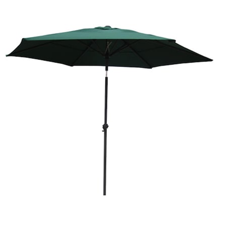 International Caravan YF-1104-2.5M and FG Outdoor 8 Foot Aluminum Umbrella Forest Green YF-1104-2.5M/FG